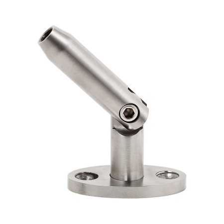 Conector copertină  țeava-perete satinat