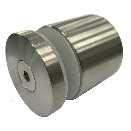 Conector monopunct tip  distanțier rotund  (sticla 8-16mm) 40x50mm,  satinat