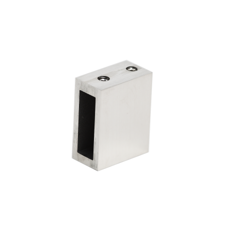 Conector stabilizare  perete-țeavă 90° (30x10mm),  satinat