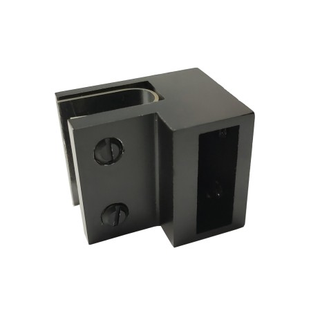 Conector stabilizare  țeavă-sticla 90° 30x10mm  black