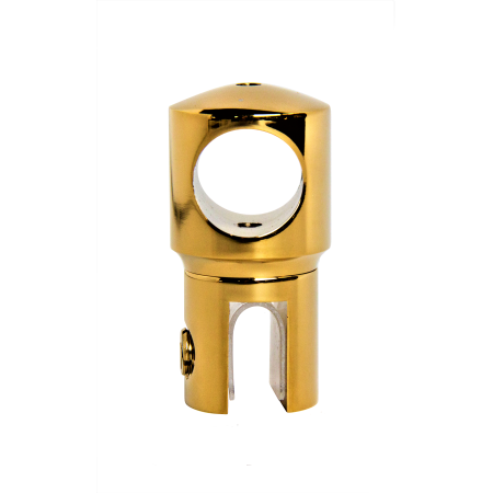 Conector stabilizare  teava-sticla, deschis  gold