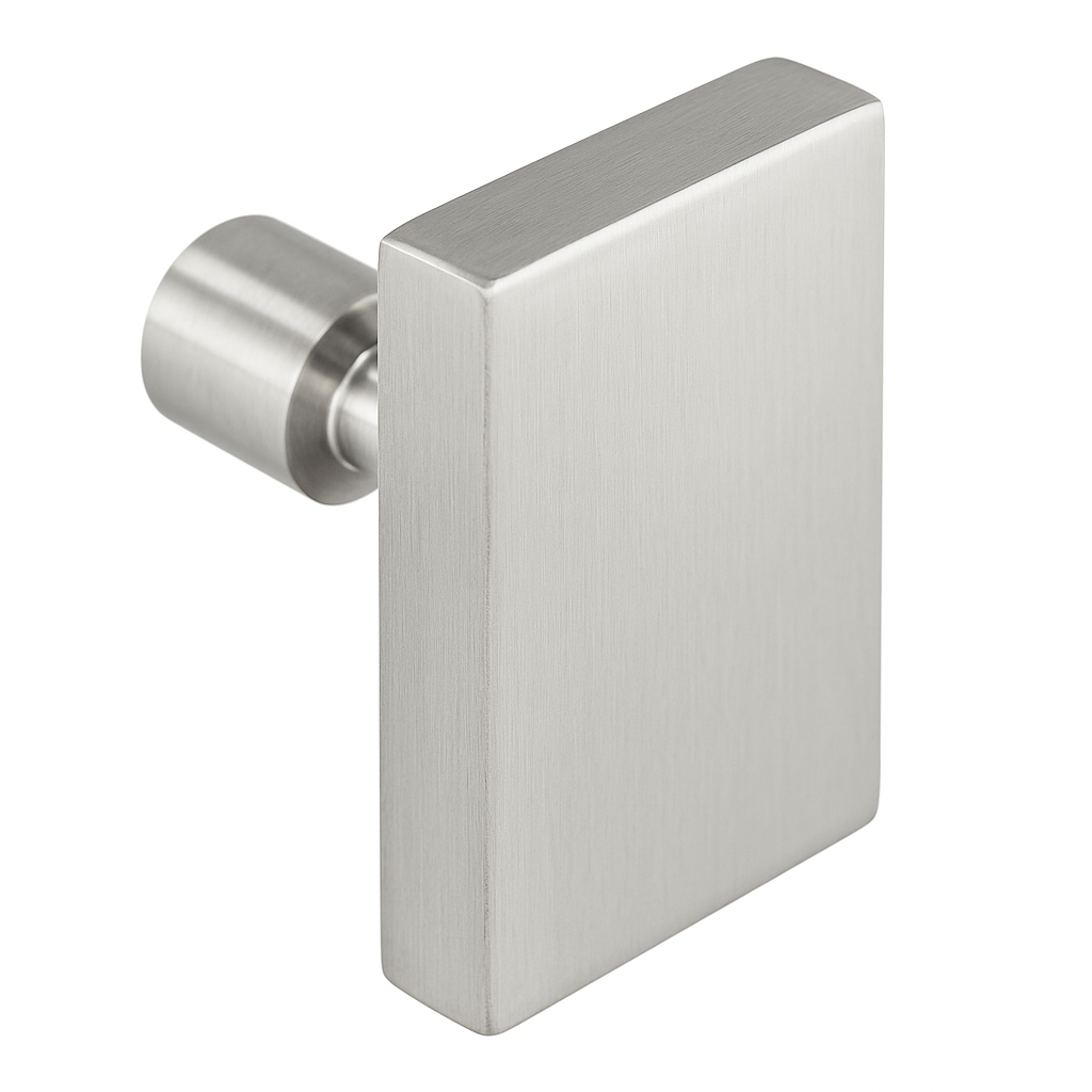 Conector țeavă-panou  fix sticla (8-10mm) lucios