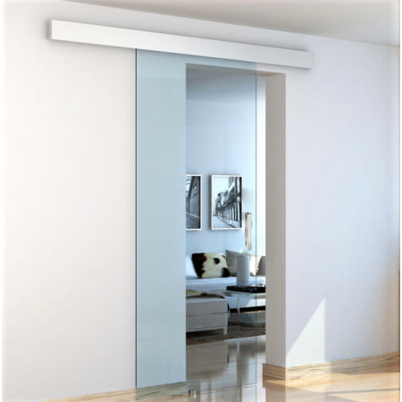 Kit sistem glisant Soft Close  cu amortizor si mâner  rectangular Black