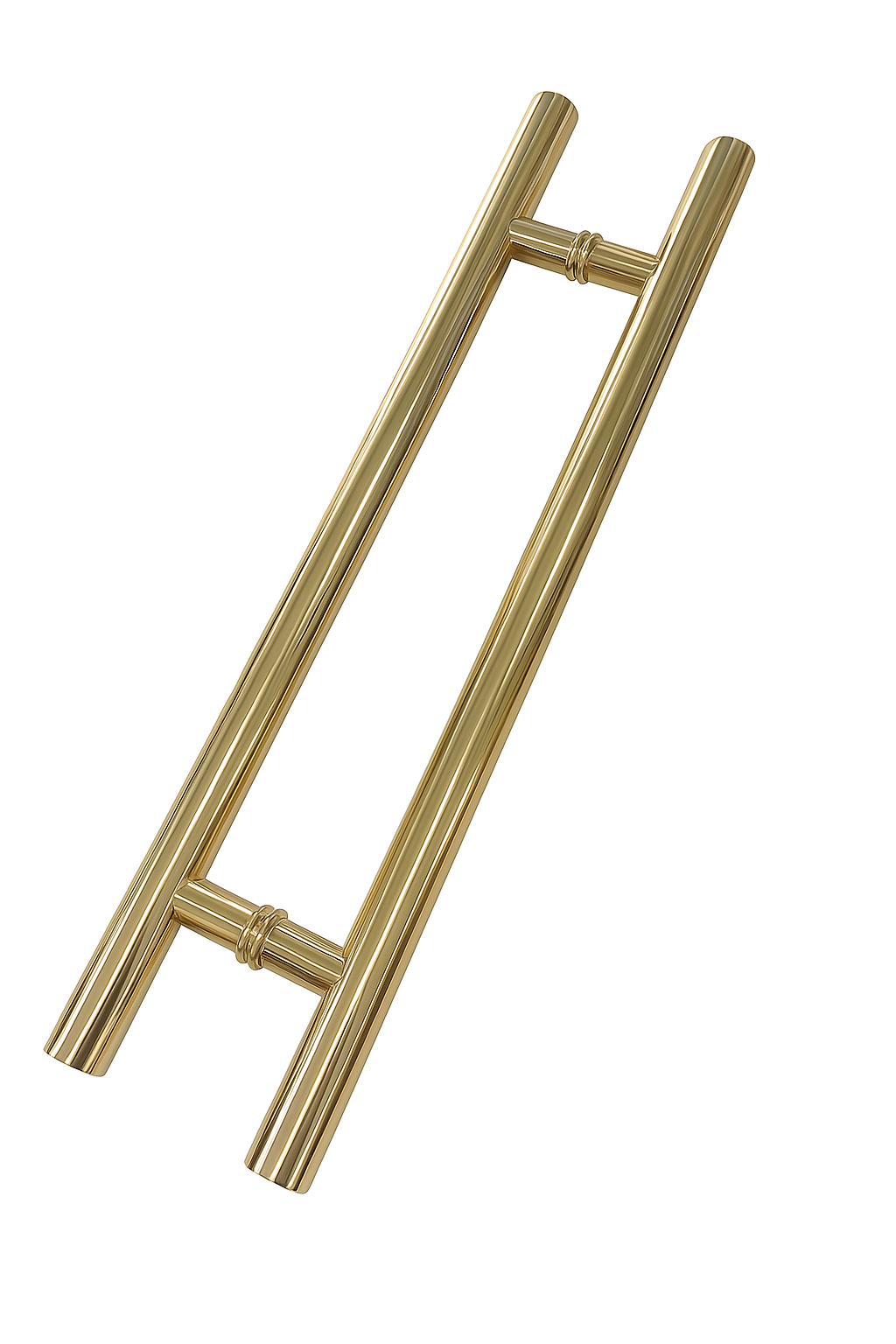 Mâner inox tip H (bilateral  h-600mm,  int-350mm; Ø32mm), gold