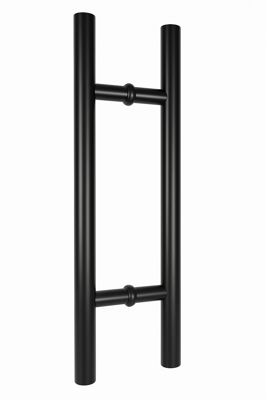 Mâner inox tip H (bilateral)  (h-600mm, int-425mm;  Ø32mm), black