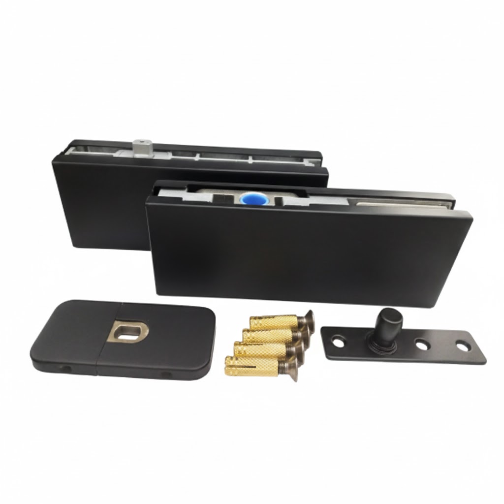 Set ușă batanta cu balama cu  amortizor încorporat black