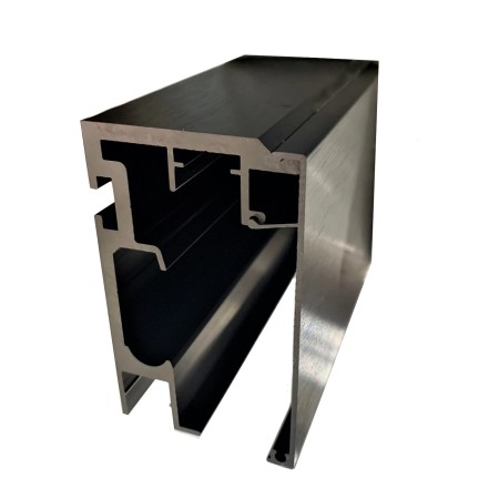 Sina glisare cu capac  (demontabil) (3,0m), black